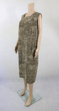 Lataa kuva Galleria-katseluun, Leopardikuosinen pitkä sifonkimekko 44