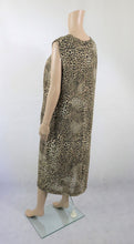 Lataa kuva Galleria-katseluun, Leopardikuosinen pitkä sifonkimekko 44