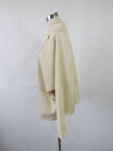 Lataa kuva Galleria-katseluun, Luonnonvalkoinen oversize takki