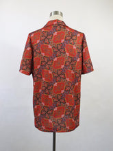 Lataa kuva Galleria-katseluun, Paisley-kuvioinen lyhythihainen kauluspaita C42