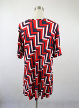 Lataa kuva Galleria-katseluun, Kuviollinen lyhythihainen trikootunika L