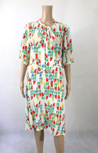 Lataa kuva Galleria-katseluun, Värikäs kukkakuvioinen mekko 42