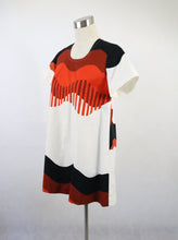 Lataa kuva Galleria-katseluun, Lyhythihainen kuviollinen tunika 36