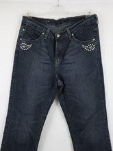 Lataa kuva Galleria-katseluun, Siniset niittisomisteiset farkut 34/32