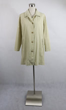 Lataa kuva Galleria-katseluun, Luhta kotimainen 90-luvun vintage beige kevyt puuvillapoplari 38