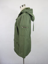 Lataa kuva Galleria-katseluun, Vihreä teddyvuorinen maiharitakki