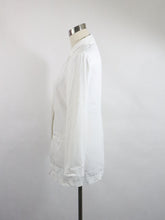 Lataa kuva Galleria-katseluun, Valkoinen vuorittamaton takki S