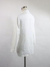 Lataa kuva Galleria-katseluun, Valkoinen vuorittamaton takki S