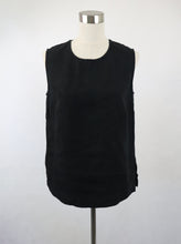 Lataa kuva Galleria-katseluun, Marimekko Lakla Solid musta pellavatoppi 40