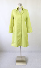 Lataa kuva Galleria-katseluun, Marimekko Ritva Falla made in Finland limenvärinen trenssi 38