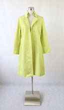 Lataa kuva Galleria-katseluun, Limenvärinen trenssitakki 38