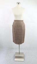 Lataa kuva Galleria-katseluun, Ruskea puolipituinen pellavahame 36