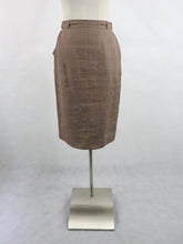 Lataa kuva Galleria-katseluun, Ruskea puolipituinen pellavahame 36