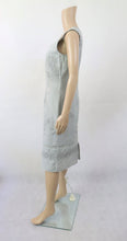 Lataa kuva Galleria-katseluun, Vaaleansininen pitsisomisteinen kotelomekko 36