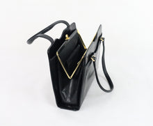 Lataa kuva Galleria-katseluun, Musta tilava käsilaukku