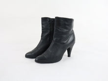 Lataa kuva Galleria-katseluun, Noora Ok-Kenkä Oy kotimaiset nahkaiset korkonilkkurit 3½