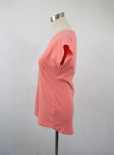 Lataa kuva Galleria-katseluun, Korallinvärinen t-paita S