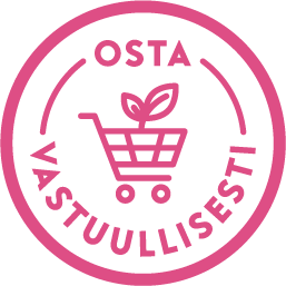 Osta netistä vastuullisesti! Suomimuoti.fi on mukana #kestävävaate-listalla ja ostavastuullisesti.fi-sivustolla. Ostamalla meiltä vaatteita ja asusteita voit tukea vastuullista, kiertotaloutta ja pitkäikäisyyttä edistävää kotimaista tekstiiliteollisuutta.