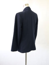 Lataa kuva Galleria-katseluun, Tummansininen villakangasbleiseri