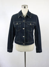 Lataa kuva Galleria-katseluun, Ril's tummansininen lyhyt farkkutakki 36