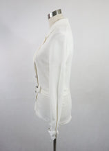 Lataa kuva Galleria-katseluun, Valkoinen puuvillaneuletakki S