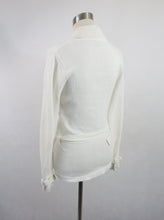 Lataa kuva Galleria-katseluun, Valkoinen puuvillaneuletakki S