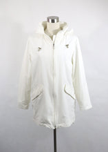 Lataa kuva Galleria-katseluun, Story valkoinen ulkoilutakki irrotettavalla hupulla 38