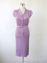 Lataa kuva Galleria-katseluun, Liila lyhythihainen paitamekko 34