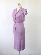 Lataa kuva Galleria-katseluun, Liila lyhythihainen paitamekko 34