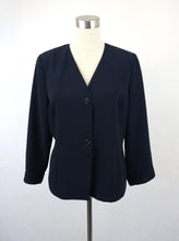 Lataa kuva Galleria-katseluun, Tummansininen jakkupuku 36/38