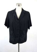 Lataa kuva Galleria-katseluun, Voglia musta lyhythihainen paitajakku