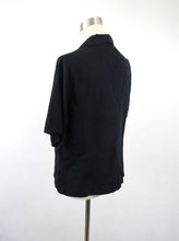 Lataa kuva Galleria-katseluun, Musta lyhythihainen paitajakku