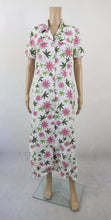 Lataa kuva Galleria-katseluun, Voglia kukkakuvoinen pellava lyocell maksimekko 36