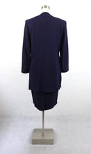 Lataa kuva Galleria-katseluun, Violetti villasekoitekankainen jakkupuku 38