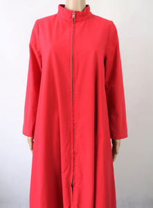 Punainen a-linjainen takki 36