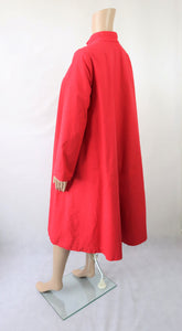 Punainen a-linjainen takki 36