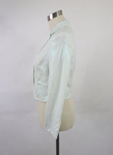 Lataa kuva Galleria-katseluun, Vaaleanvihreä kiiltäväpintainen pellavajakku 38