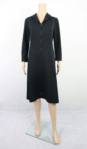 Salonne Salo musta kotimainen vintage mekko 40