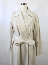 Lataa kuva Galleria-katseluun, Beige pitkä trenssi M