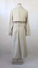 Lataa kuva Galleria-katseluun, Beige pitkä trenssi M