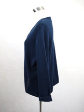 Lataa kuva Galleria-katseluun, Tummansininen neuletakki 2XL