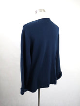 Lataa kuva Galleria-katseluun, Tummansininen neuletakki 2XL