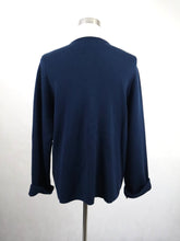 Lataa kuva Galleria-katseluun, Tummansininen neuletakki 2XL