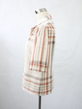 Lataa kuva Galleria-katseluun, Beige ruutukuvioinen pusero 44