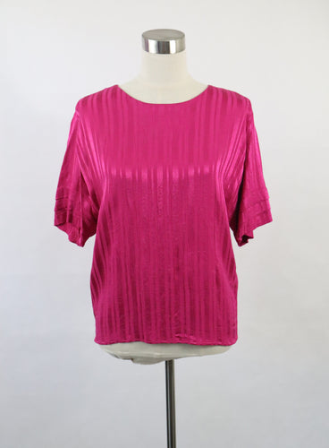 Arola made in Finland 80-luvun vintage satiinipusero 34