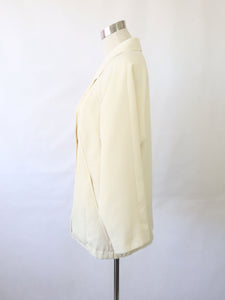 Luonnonvalkoinen oversize takki 36