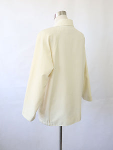 Luonnonvalkoinen oversize takki 36