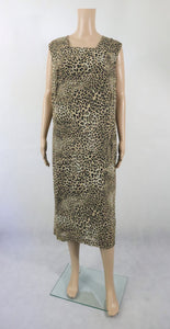 Carolin Muoti-Hovi leopardikuosinen pitkä sifonkimekko 44