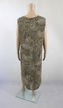 Lataa kuva Galleria-katseluun, Leopardikuosinen pitkä sifonkimekko 44