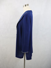 Lataa kuva Galleria-katseluun, Sininen bleiseri näyttävällä kauluksella 42